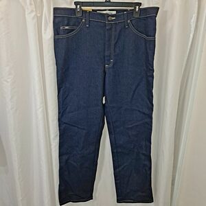 NWT Lee Men's Dark Blue Straight Regular 38 X 30 Stretch Jeans